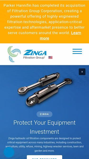 Screenshot of zinga.com