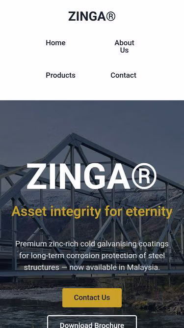 Screenshot of zinga.com.my