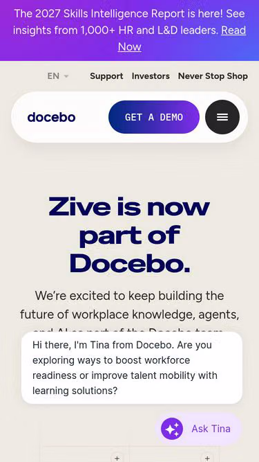 Screenshot of zive.team