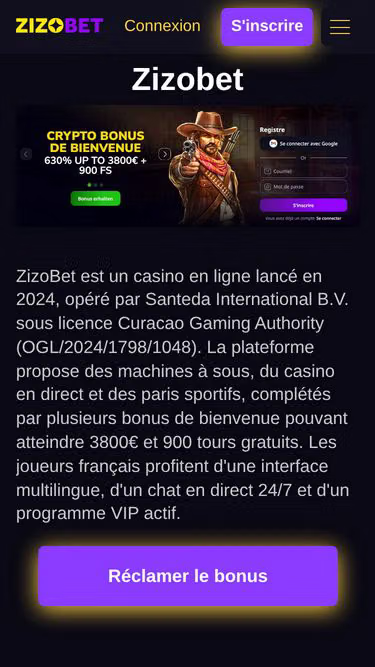 Screenshot of zizobet.art