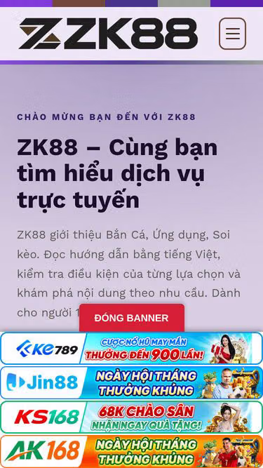 Screenshot of zk88.im