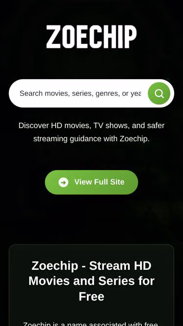 Screenshot of zoechip.fit