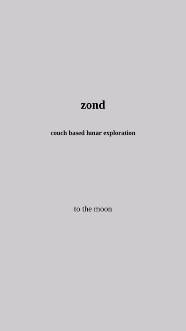 Screenshot of zond.se