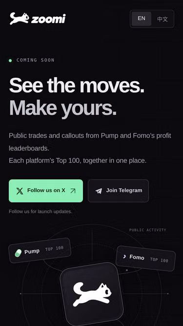 Screenshot of zoomi.xyz