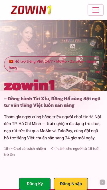 Screenshot of zowin1.lat