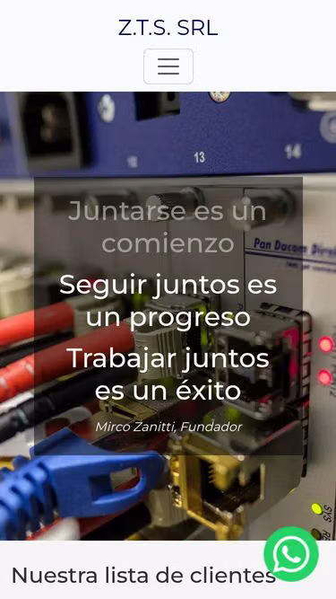 Screenshot of zts.com.ar