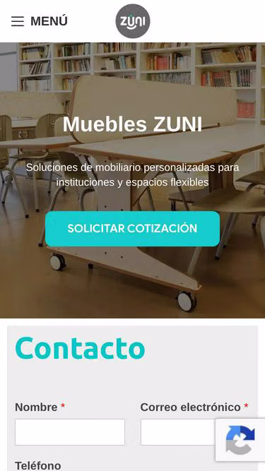 Screenshot of zuni.com.ar