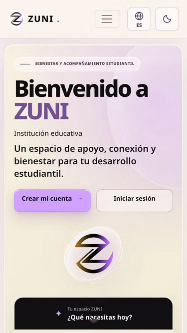 Screenshot of zuni.lat