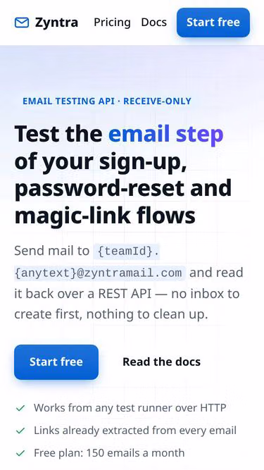 Screenshot of zyntra.app