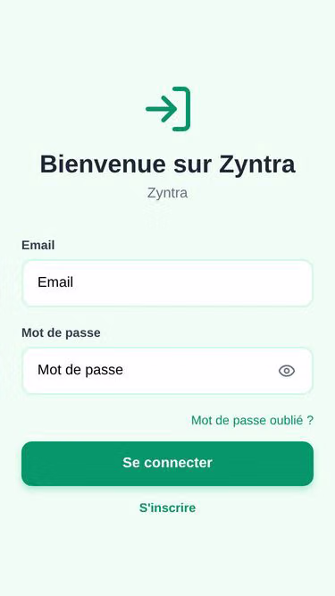Screenshot of zyntra.link
