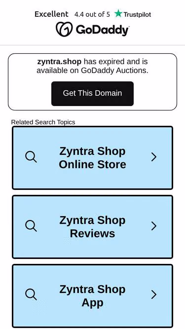 Screenshot of zyntra.shop